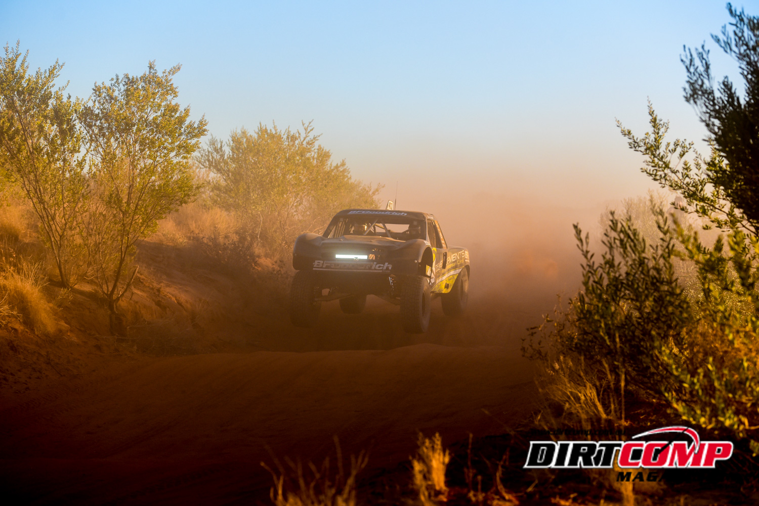 Robinson and Hutt charged their way into third in the #413 OBR Geiser Bros Trophy Truck