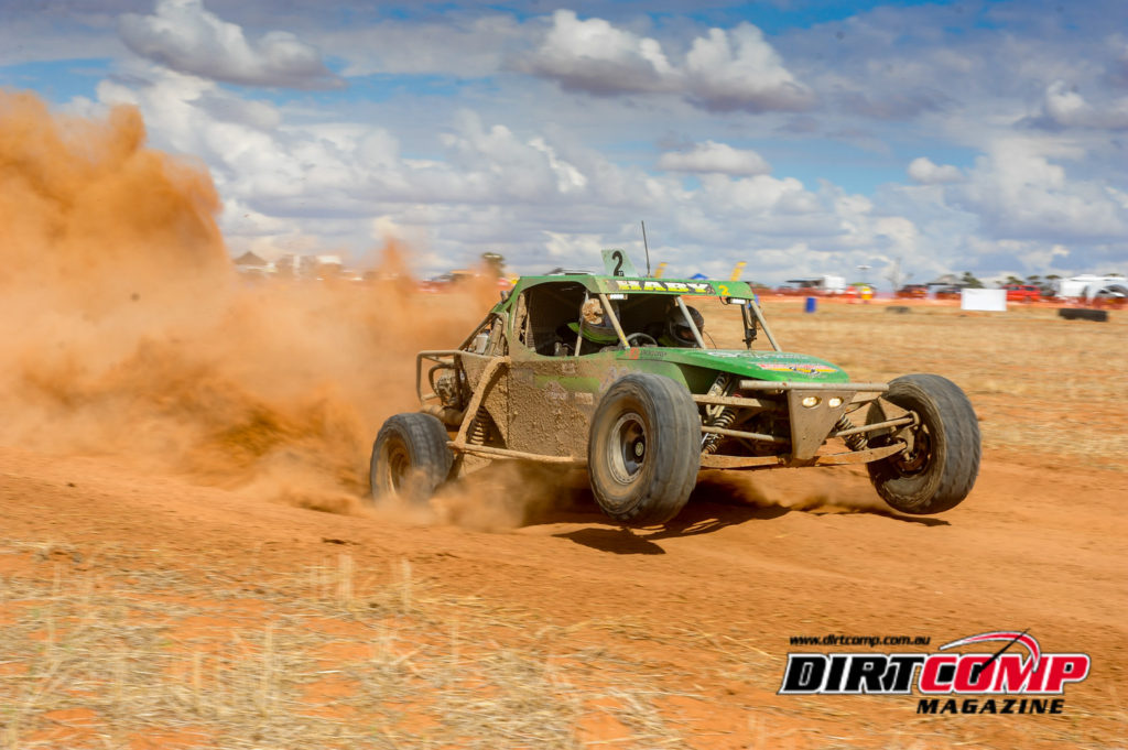 Aaron and Liz Haby pushed hard to finish second at the ARB Sunraysia 400 for the second consecutive year