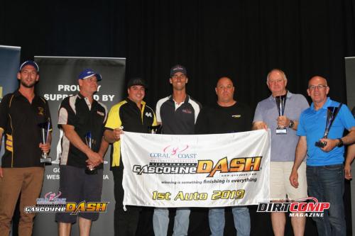 Auto Outright Podium with Event Sponsor