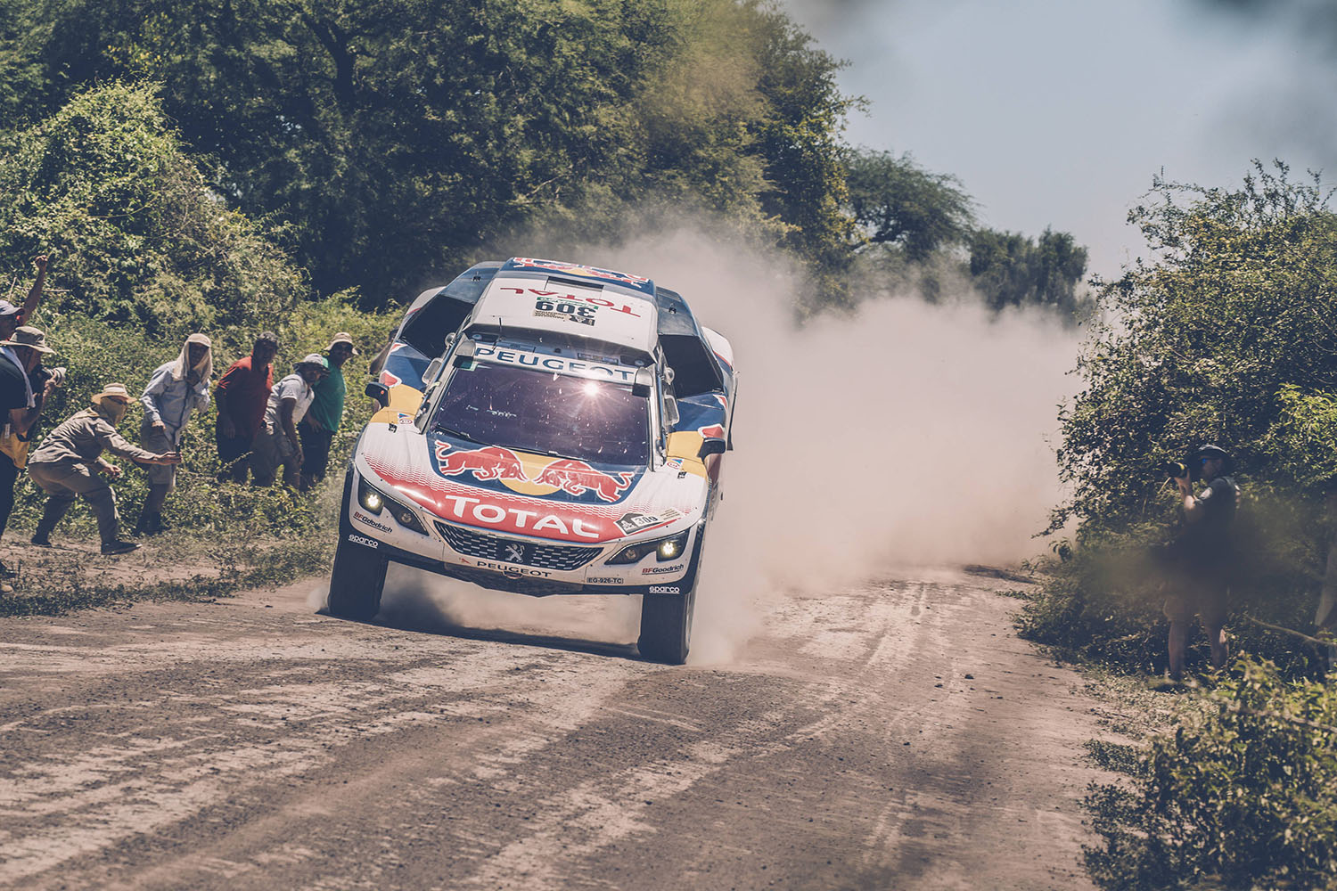 Sebastien Loeb (FRA) of Team Peugeot TOTAL races during stage 2 of Rally Dakar 2017 from Resistencia to San Miguel de Tucuman, Argentina on January 3, 2017. // Flavien Duhamel/Red Bull Content Pool